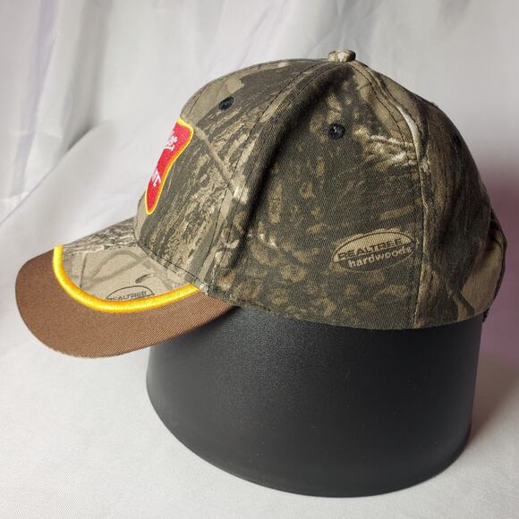 Miller High Life Beer Camo Baseball Hat Brown Hunting Adjustable - Picture 2 of 11